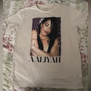Aaliyah Graphic Tee - Cream